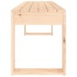vidaXL Banco de jardín madera maciza de pino 110x38x45 cm vidaXL Banco de jardín madera maciza de pino 110x38x45 cm