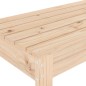 vidaXL Banco de jardín madera maciza de pino 110x38x45 cm vidaXL Banco de jardín madera maciza de pino 110x38x45 cm
