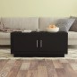 vidaXL Mesa de centro madera de ingeniería negra 102x50x45 cm vidaXL Mesa de centro madera de ingeniería negra 102x50x45 cm