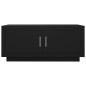 vidaXL Mesa de centro madera de ingeniería negra 102x50x45 cm vidaXL Mesa de centro madera de ingeniería negra 102x50x45 cm