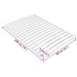 vidaXL Somier de láminas con 17 listones 80x200 cm vidaXL Somier de láminas con 17 listones 80x200 cm
