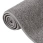 vidaXL Alfombra de pelo corto gris 80x150 cm vidaXL Alfombra de pelo corto gris 80x150 cm