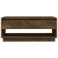 vidaXL Mesa de centro madera de ingeniería roble ahumado 102,5x55x44cm vidaXL Mesa de centro madera de ingeniería roble ahumado 102,5x55x44cm