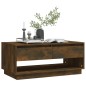 vidaXL Mesa de centro madera de ingeniería roble ahumado 102,5x55x44cm vidaXL Mesa de centro madera de ingeniería roble ahumado 102,5x55x44cm