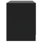 vidaXL Mesita de noche madera de ingeniería negro 45x34,5x44,5 cm vidaXL Mesita de noche madera de ingeniería negro 45x34,5x44,5 cm
