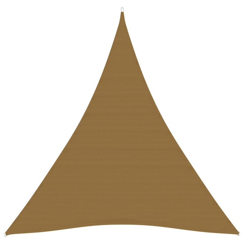 vidaXL Toldo de vela gris taupe HDPE 160 g/m² 4x5x5 m vidaXL Toldo de vela gris taupe HDPE 160 g/m² 4x5x5 m