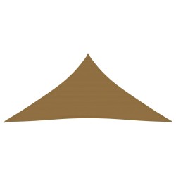 vidaXL Toldo de vela gris taupe HDPE 160 g/m² 4x5x5 m