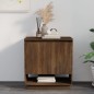 vidaXL Aparador de madera de ingeniería marrón roble 70x41x75 cm