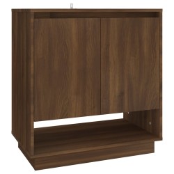vidaXL Aparador de madera de ingeniería marrón roble 70x41x75 cm