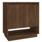 vidaXL Aparador de madera de ingeniería marrón roble 70x41x75 cm