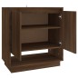 vidaXL Aparador de madera de ingeniería marrón roble 70x41x75 cm