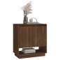 vidaXL Aparador de madera de ingeniería marrón roble 70x41x75 cm