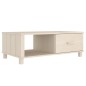 vidaXL Mesa de centro HAMAR madera maciza pino marrón miel 100x55x35cm vidaXL Mesa de centro HAMAR madera maciza pino marrón miel 100x55x35cm