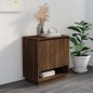 vidaXL Aparador de madera de ingeniería marrón roble 70x41x75 cm