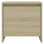 vidaXL Mesita noche 2 uds madera ingeniería roble Sonoma 45x34x44,5 cm vidaXL Mesita noche 2 uds madera ingeniería roble Sonoma 45x34x44,5 cm