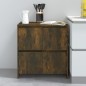 vidaXL Aparador madera contrachapada color roble ahumado 70x41x75 cm vidaXL Aparador madera contrachapada color roble ahumado 70x41x75 cm