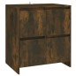 vidaXL Aparador madera contrachapada color roble ahumado 70x41x75 cm vidaXL Aparador madera contrachapada color roble ahumado 70x41x75 cm