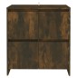 vidaXL Aparador madera contrachapada color roble ahumado 70x41x75 cm vidaXL Aparador madera contrachapada color roble ahumado 70x41x75 cm