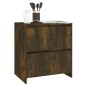 vidaXL Aparador madera contrachapada color roble ahumado 70x41x75 cm vidaXL Aparador madera contrachapada color roble ahumado 70x41x75 cm