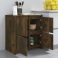 vidaXL Aparador madera contrachapada color roble ahumado 70x41x75 cm vidaXL Aparador madera contrachapada color roble ahumado 70x41x75 cm