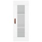 vidaXL Aparador alto madera contrachapada blanco 34,5x34x180 cm vidaXL Aparador alto madera contrachapada blanco 34,5x34x180 cm