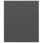 vidaXL Mueble con lavabo madera de ingeniería gris brillante vidaXL Mueble con lavabo madera de ingeniería gris brillante