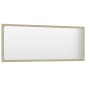 vidaXL Set de muebles de baño madera ingeniería blanco y roble Sonoma vidaXL Set de muebles de baño madera ingeniería blanco y roble Sonoma