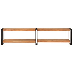 vidaXL Mueble de TV madera maciza de acacia 180x30x40 cm