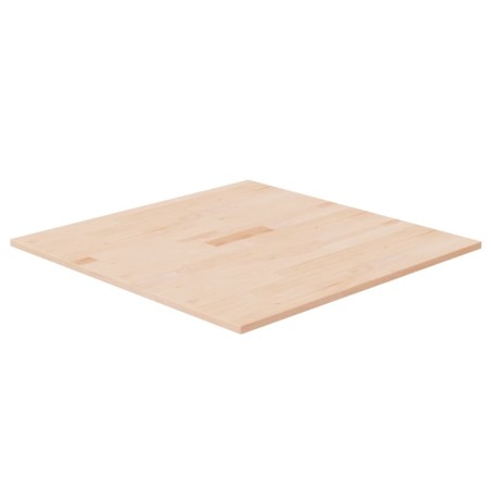 vidaXL Tablero de mesa cuadrada madera de roble sin tratar 70x70x1,5cm