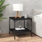 vidaXL Mesas auxiliares 2 uds madera contrachapada negro 40x40x40 cm vidaXL Mesas auxiliares 2 uds madera contrachapada negro 40x40x40 cm