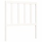 vidaXL Estructura de cama con cabecero madera maciza blanco 90x200 cm vidaXL Estructura de cama con cabecero madera maciza blanco 90x200 cm