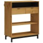 vidaXL Mesa alta de bar FLAM madera maciza de pino 92x45x110 cm vidaXL Mesa alta de bar FLAM madera maciza de pino 92x45x110 cm