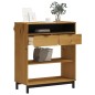 vidaXL Mesa alta de bar FLAM madera maciza de pino 92x45x110 cm vidaXL Mesa alta de bar FLAM madera maciza de pino 92x45x110 cm