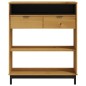 vidaXL Mesa alta de bar FLAM madera maciza de pino 92x45x110 cm vidaXL Mesa alta de bar FLAM madera maciza de pino 92x45x110 cm