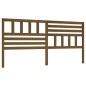 vidaXL Cabecero de cama madera maciza de pino marrón miel 206x4x100 cm vidaXL Cabecero de cama madera maciza de pino marrón miel 206x4x100 cm