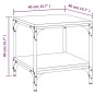 vidaXL Mesas auxiliares 2 uds madera contrachapada negro 40x40x40 cm vidaXL Mesas auxiliares 2 uds madera contrachapada negro 40x40x40 cm