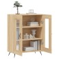vidaXL Aparador de madera de ingeniería roble Sonoma 69,5x34x90 cm vidaXL Aparador de madera de ingeniería roble Sonoma 69,5x34x90 cm