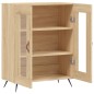 vidaXL Aparador de madera de ingeniería roble Sonoma 69,5x34x90 cm vidaXL Aparador de madera de ingeniería roble Sonoma 69,5x34x90 cm