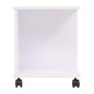 vidaXL Estantería con ruedas blanca 50x35x42 cm vidaXL Estantería con ruedas blanca 50x35x42 cm