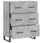 vidaXL Aparador de madera de ingeniería gris hormigón 69,5x34x90 cm vidaXL Aparador de madera de ingeniería gris hormigón 69,5x34x90 cm
