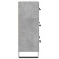vidaXL Aparador de madera de ingeniería gris hormigón 69,5x34x90 cm vidaXL Aparador de madera de ingeniería gris hormigón 69,5x34x90 cm