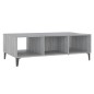 vidaXL Mesa de centro madera de ingeniería gris Sonoma 103,5x60x35cm vidaXL Mesa de centro madera de ingeniería gris Sonoma 103,5x60x35cm