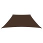 vidaXL Toldo de vela trapezoidal de tela oxford marrón 3/4x3 m vidaXL Toldo de vela trapezoidal de tela oxford marrón 3/4x3 m