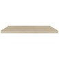 vidaXL Estante flotante de pared MDF roble 90x23,5x3,8 cm
