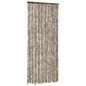 vidaXL Cortina mosquitera chenilla gris taupe y blanco 90x220 cm vidaXL Cortina mosquitera chenilla gris taupe y blanco 90x220 cm