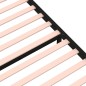 vidaXL Estructura de cama madera maciza negro 90x200 cm