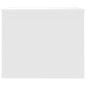 vidaXL Mesa de centro contrachapada blanco brillo 80x50,5x41,5 cm vidaXL Mesa de centro contrachapada blanco brillo 80x50,5x41,5 cm