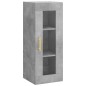 vidaXL Armario de pared gris hormigón 34,5x34x90 cm vidaXL Armario de pared gris hormigón 34,5x34x90 cm