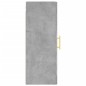 vidaXL Armario de pared gris hormigón 34,5x34x90 cm vidaXL Armario de pared gris hormigón 34,5x34x90 cm