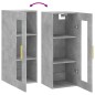vidaXL Armario de pared gris hormigón 34,5x34x90 cm vidaXL Armario de pared gris hormigón 34,5x34x90 cm